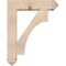 Ekena Millwork Westlake Arts and Crafts Smooth Bracket w/ Offset Brace, Douglas Fir, 7 1/2"W x 30"D x 38"H BKT0806X30X38WTL03SDF - alternate 2